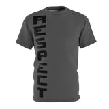 RESPECT T-SHIRT(Dark Gray / Black Print)