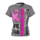 WE STAND STRONG TOGETHER T-SHIRT (Gray / Black Print)